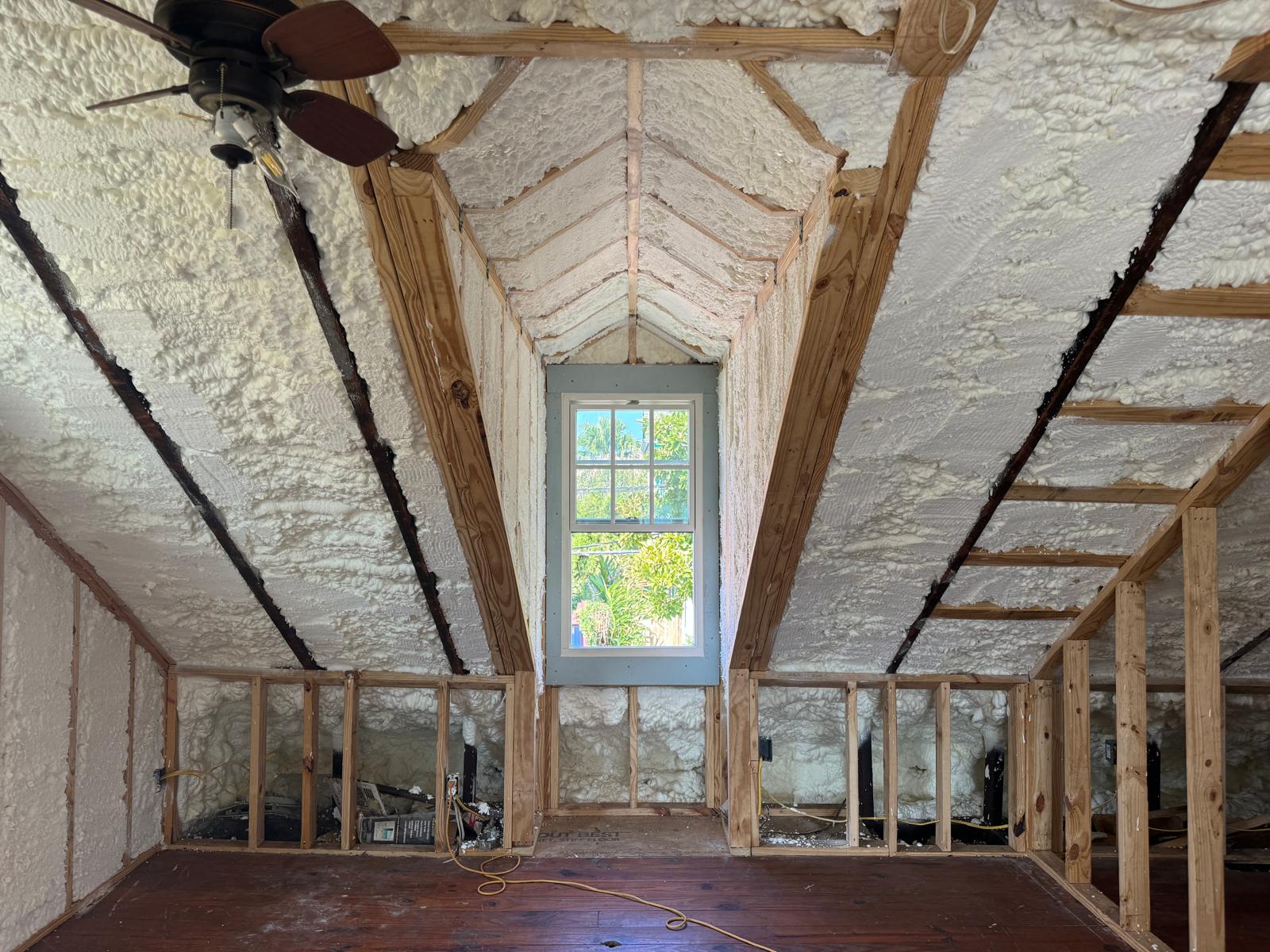 Great Example of a Spray Foam Insulated Attic in New Orleans, LA